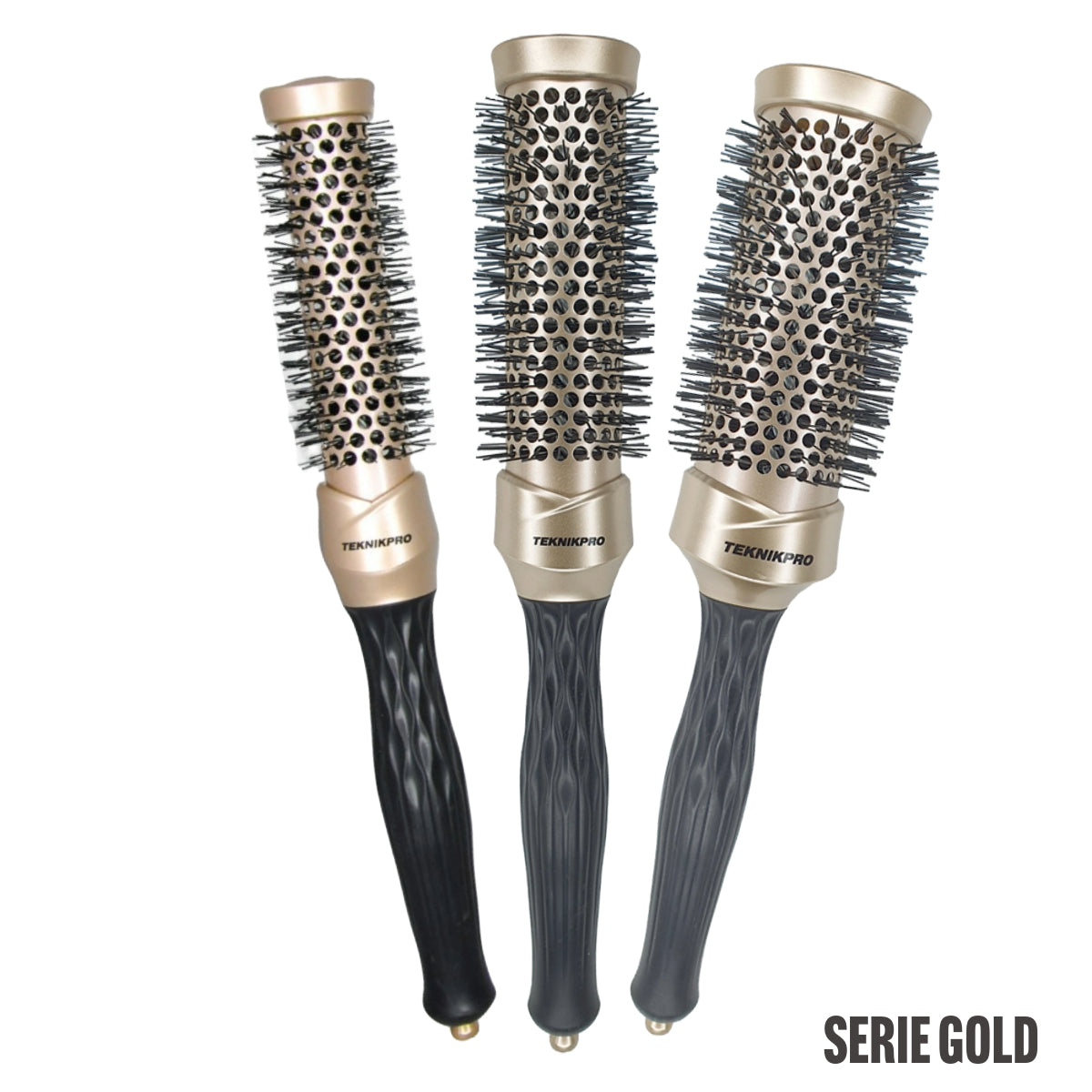 Kit Cepillos térmicos Teknikpro Gold