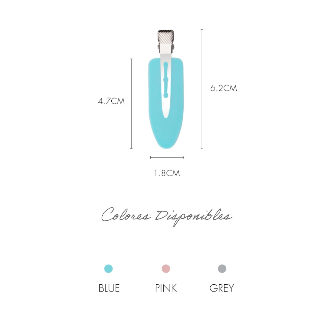 PINZA CLIP METAL PEINADO VIC+