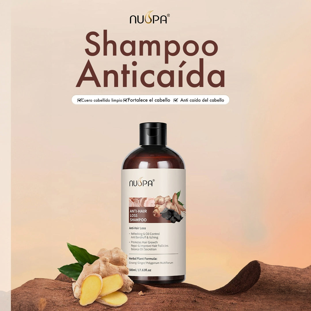 Shampoo Anticaída Jengibre y Ginseng