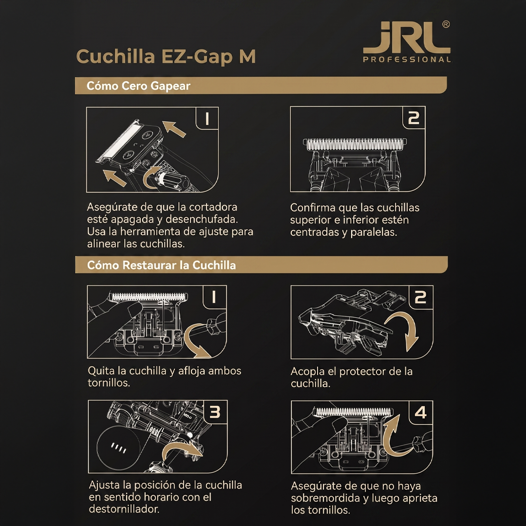 Cuchilla Trimmer Diamante JRL Ez-Gap