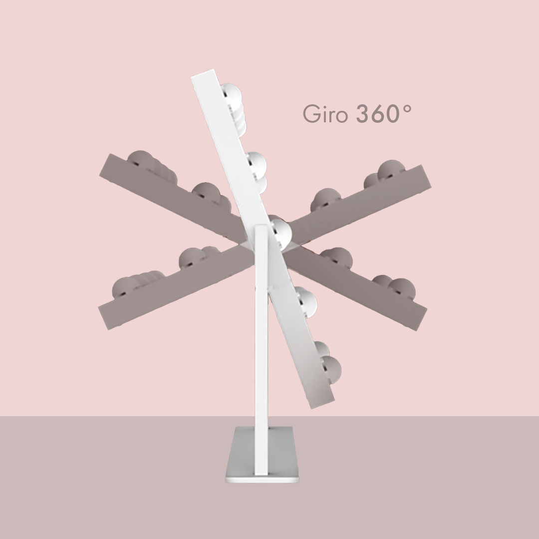 Espejo LED Hollywood Glow