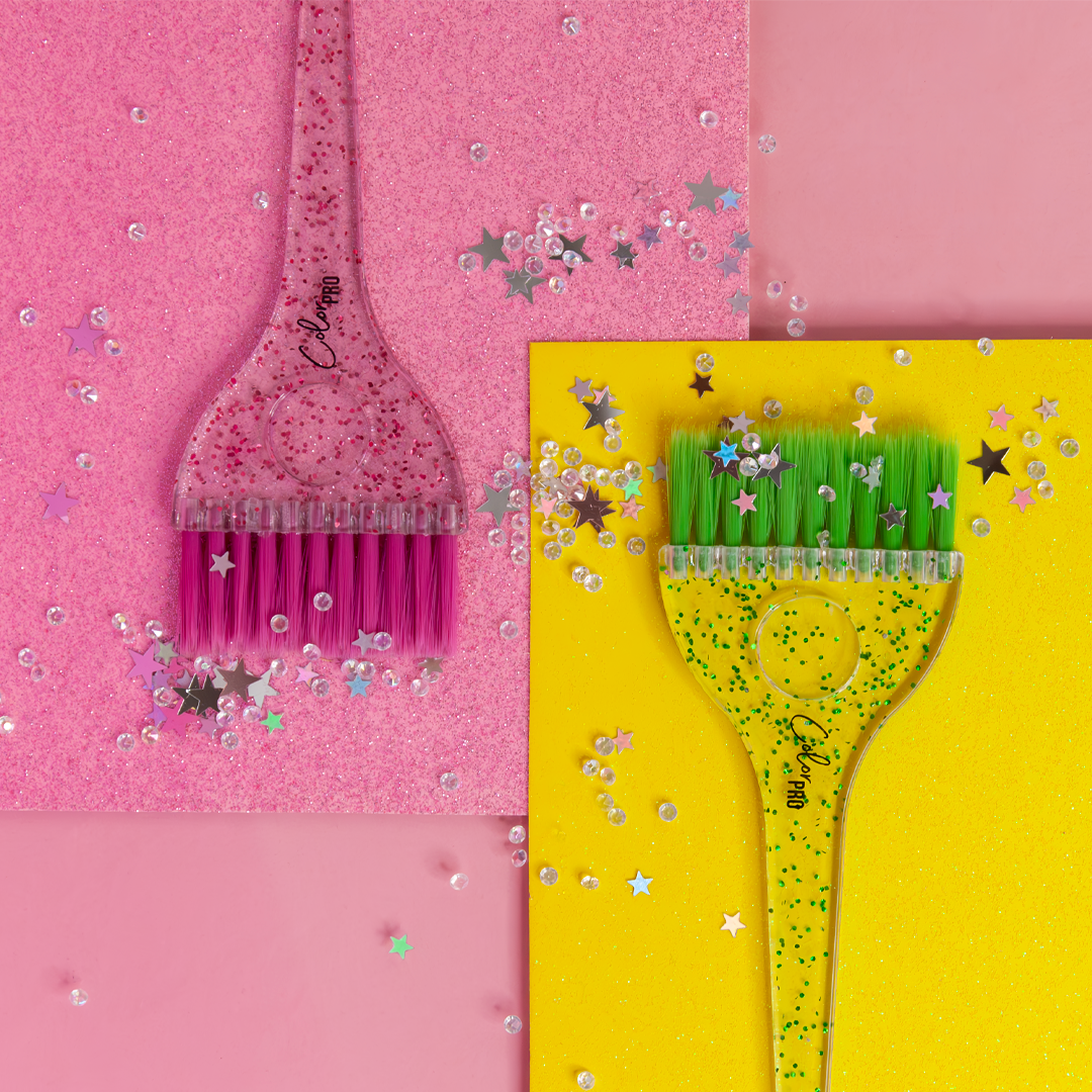 Brochas Para Tintura Glitter Set