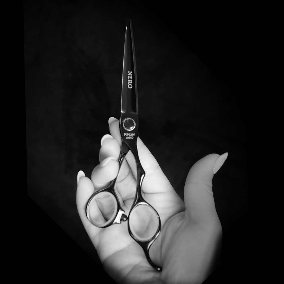 Tijera Filo de Navaja Rotger Diamond Nero (103)