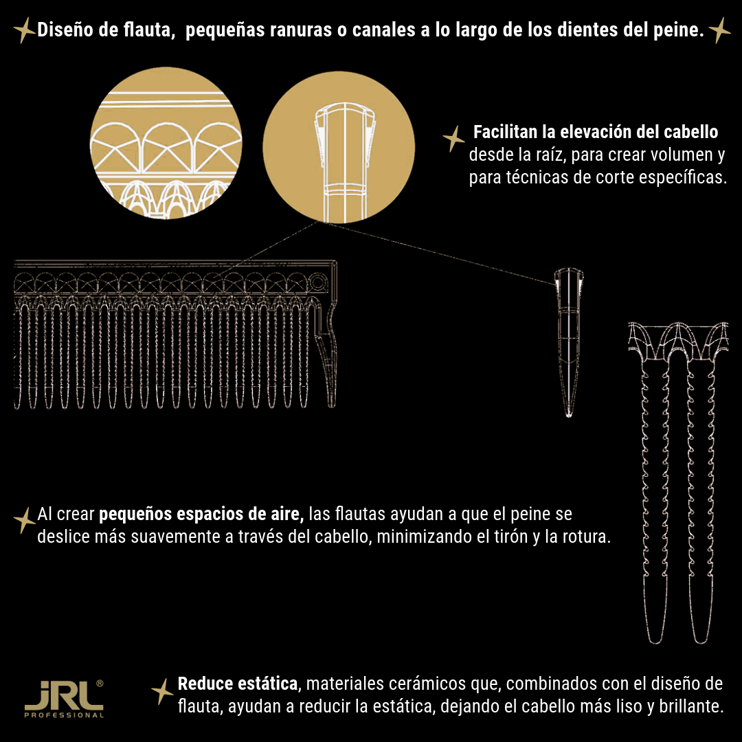 Peineta Jrl Corte (J308)