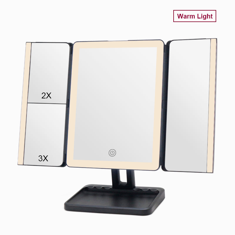 Espejo LED Tri Fold Glow