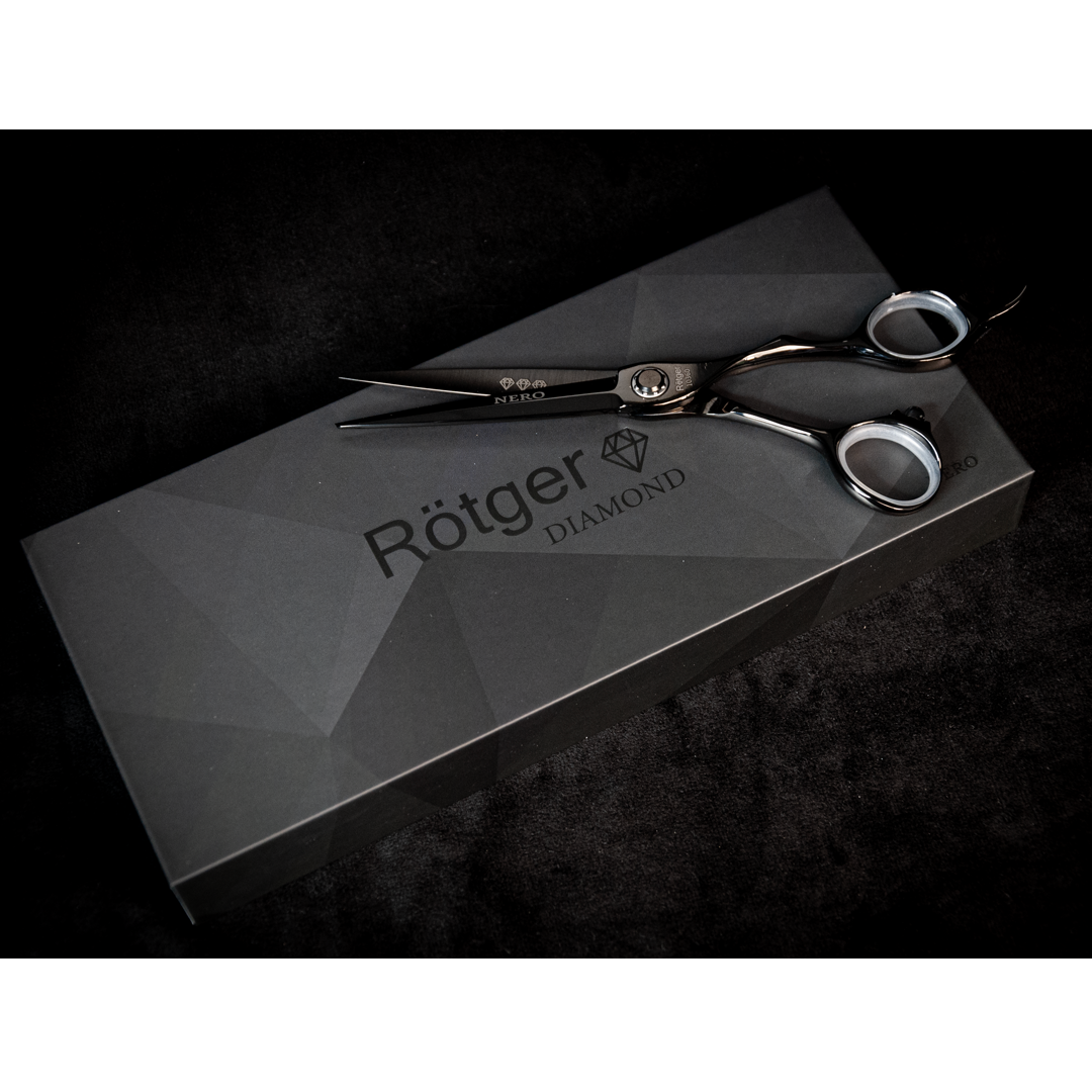 Tijera Filo de Navaja Rotger Diamond Nero (103)