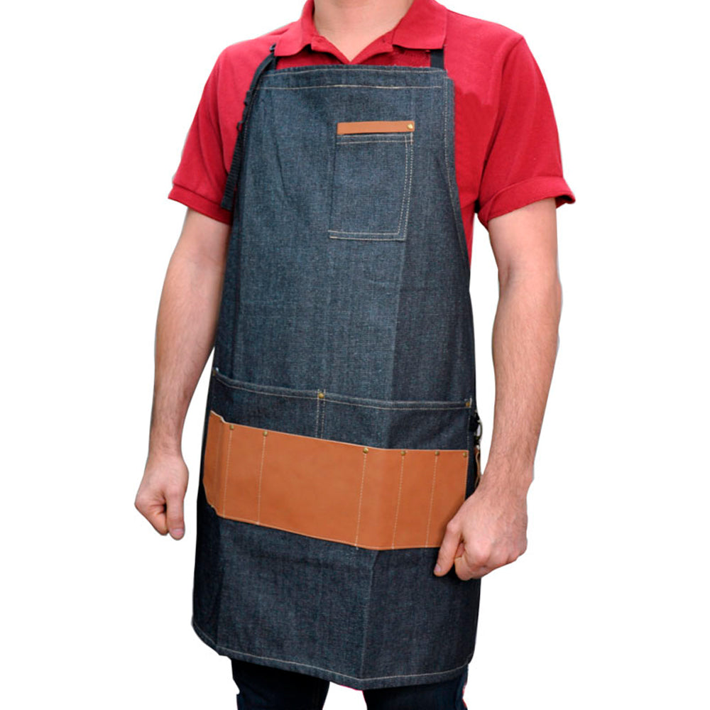 Pechera Barberia Jeans