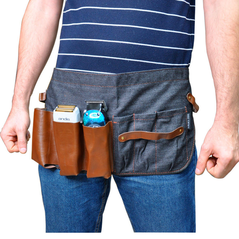 Faldon Jeans Porta Herramientas barbería