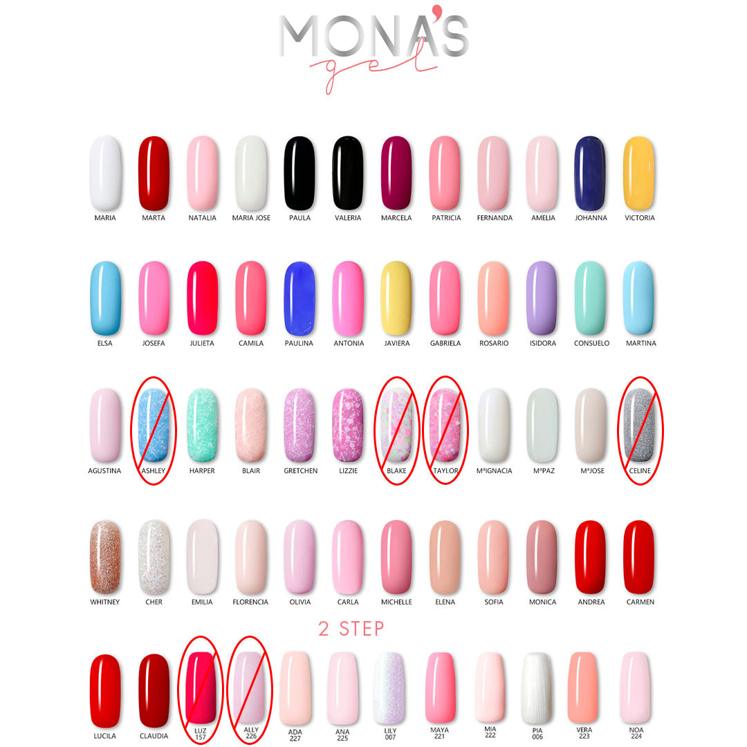 Esmaltes Gel 2 Step (2 pasos)