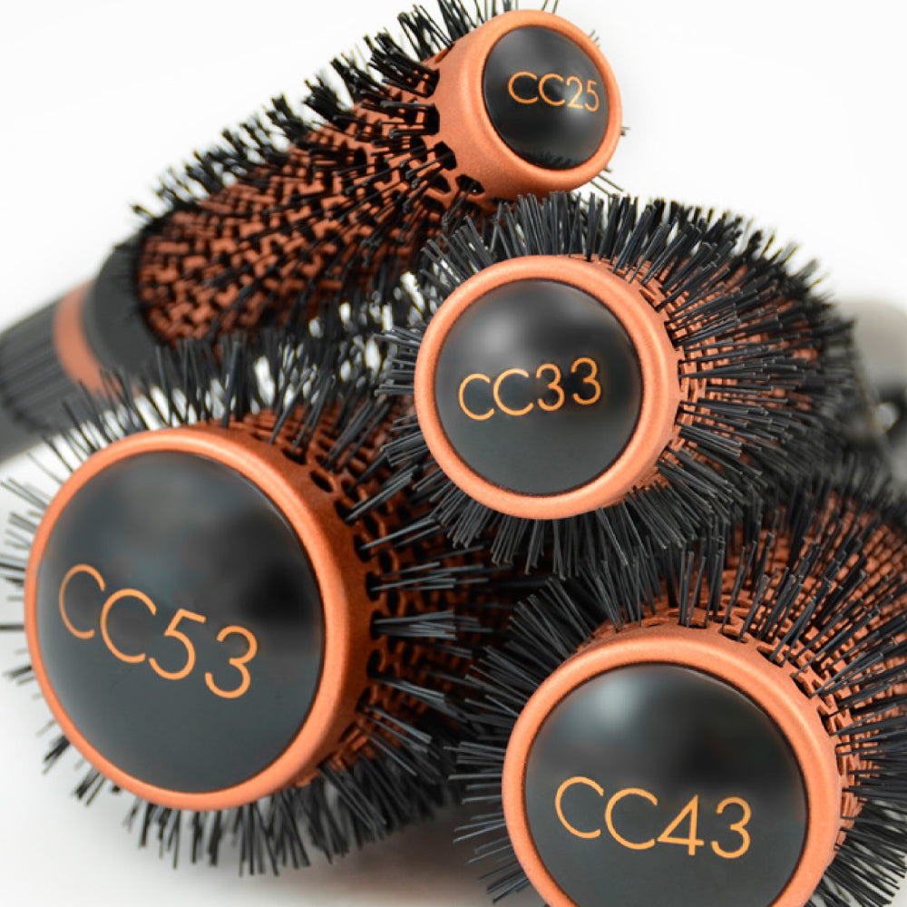 Cepillo Redondo Cerámica Cobre Jaguar