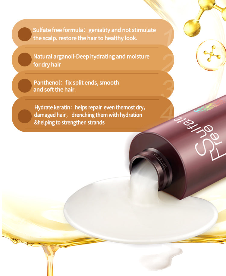 Acondicionador con Aceite de Argán  Sulfate Free